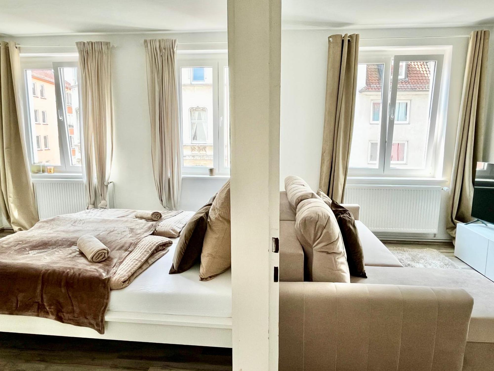 Design Apartment - Kingsize Bett - Kueche - Zentral Hanóver Exterior foto